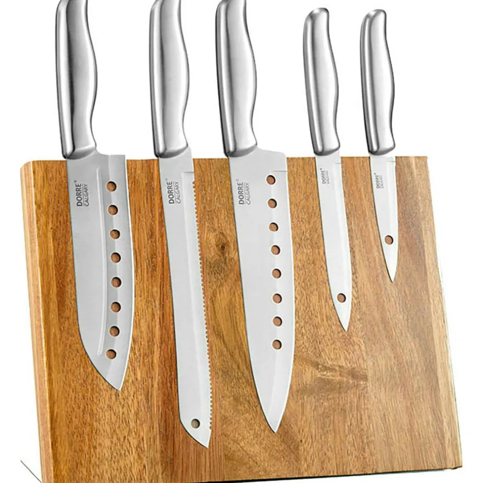 Hugo XL knife rack Akacia magnet