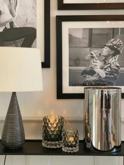 Hurricane Boule Candle Holder 12 cm, Clear