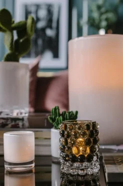 Hurricane Boule Candle Holder 12 cm, Clear