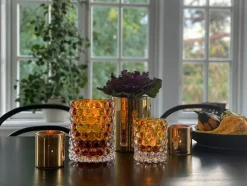 Hurricane Candle Holder 9 cm, Gold