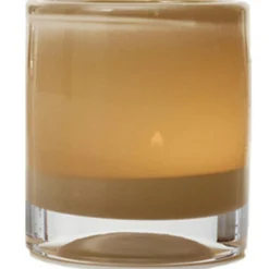 Hurricane Candy Candle Holder 9 cm, Chocolate