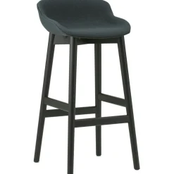 Hyg Bar Stool 75 cm, Dark Grey / Black Oak