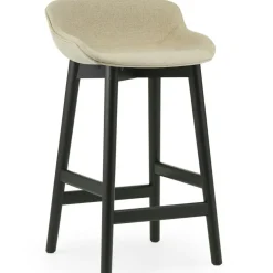 Hyg Bar Stool 75 cm, Dark Grey / Black Oak