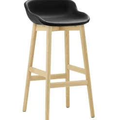 Hyg Bar Stool 75 cm, Dark Grey / Oak