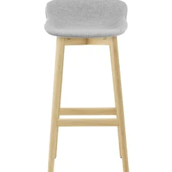 Hyg Bar Stool 75 cm, Dark Grey / Oak