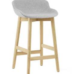 Hyg Bar Stool 75 cm, Dark Grey / Oak