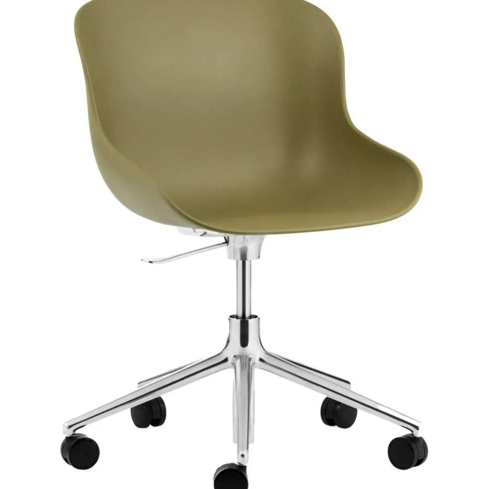 Hyg Swivel Chair 5W, Aluminium/Sand