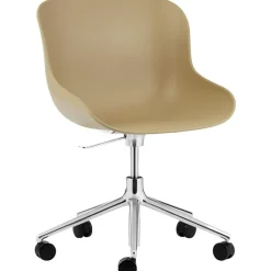 Hyg Swivel Chair 5W, Aluminium/Sand
