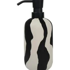 Icon Soap Dispenser, Black / Off-white
