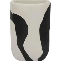Icon Toothbrush Holder, Black / Off-white