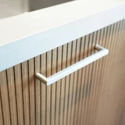 Inez Handle 128, Stainless Look