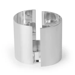 Infinity Candle Holder Large, Silver
