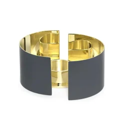 Infinity Candle Holder Small, Dark Grey