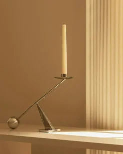 Interconnect Candlestick Small, Ivory