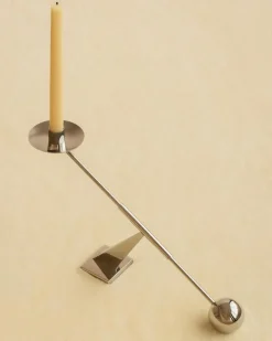 Interconnect Candlestick Small, Ivory