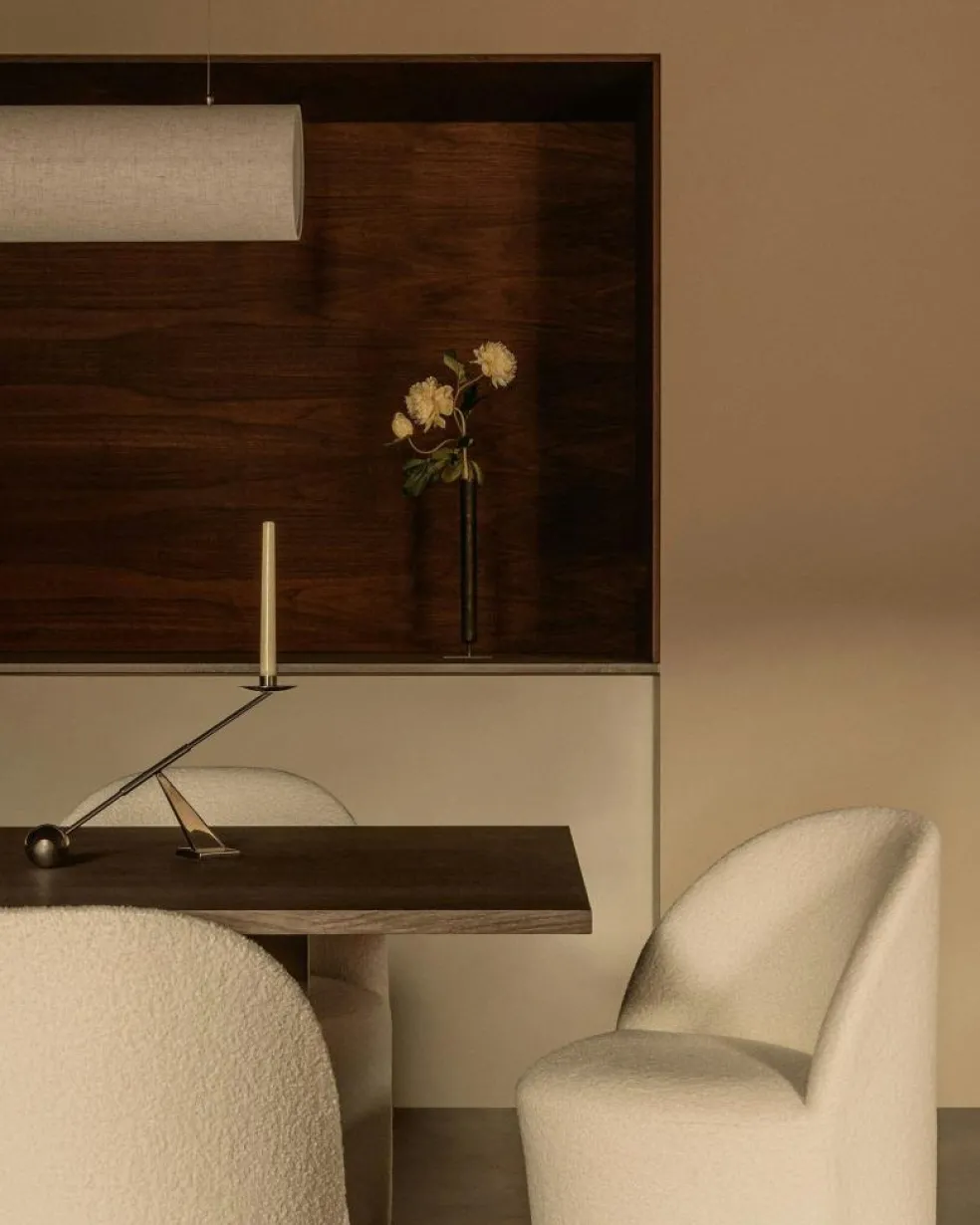 Interconnect Candlestick Small, Ivory