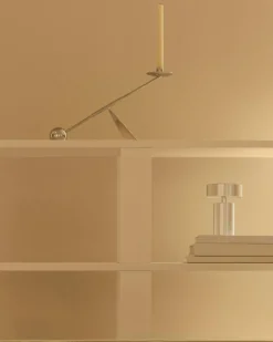 Interconnect Candlestick Small, Ivory