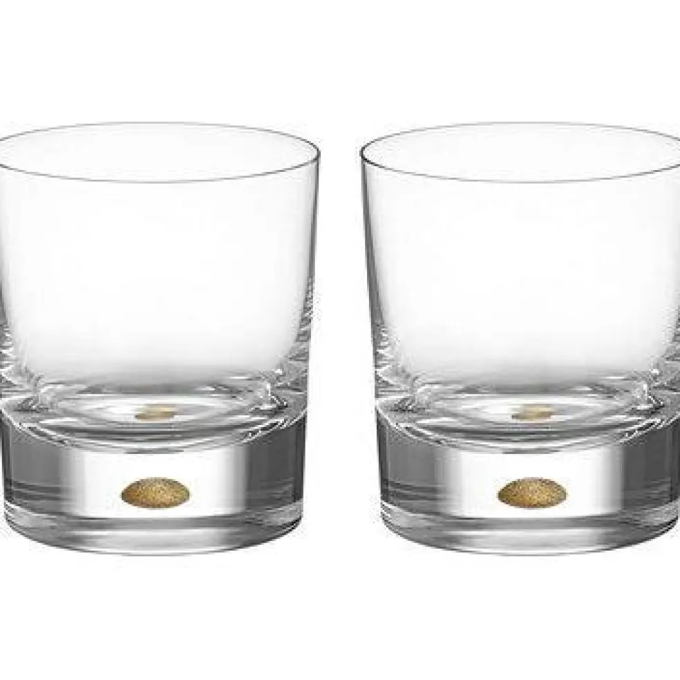 Intermezzo Whiskey Glass Old fashioned 2-pack 25 cl, Gold
