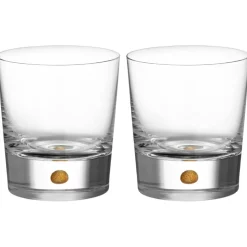 Intermezzo Whiskey Glass Double old fashioned 2-pack 40 cl, Gold