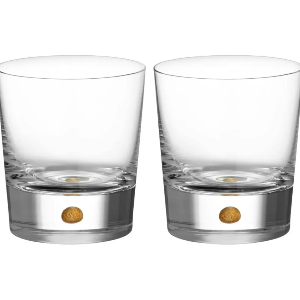 Intermezzo Whiskey Glass Double old fashioned 2-pack 40 cl, Gold