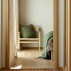 Isak Cushion 60x60 cm, Chestnut