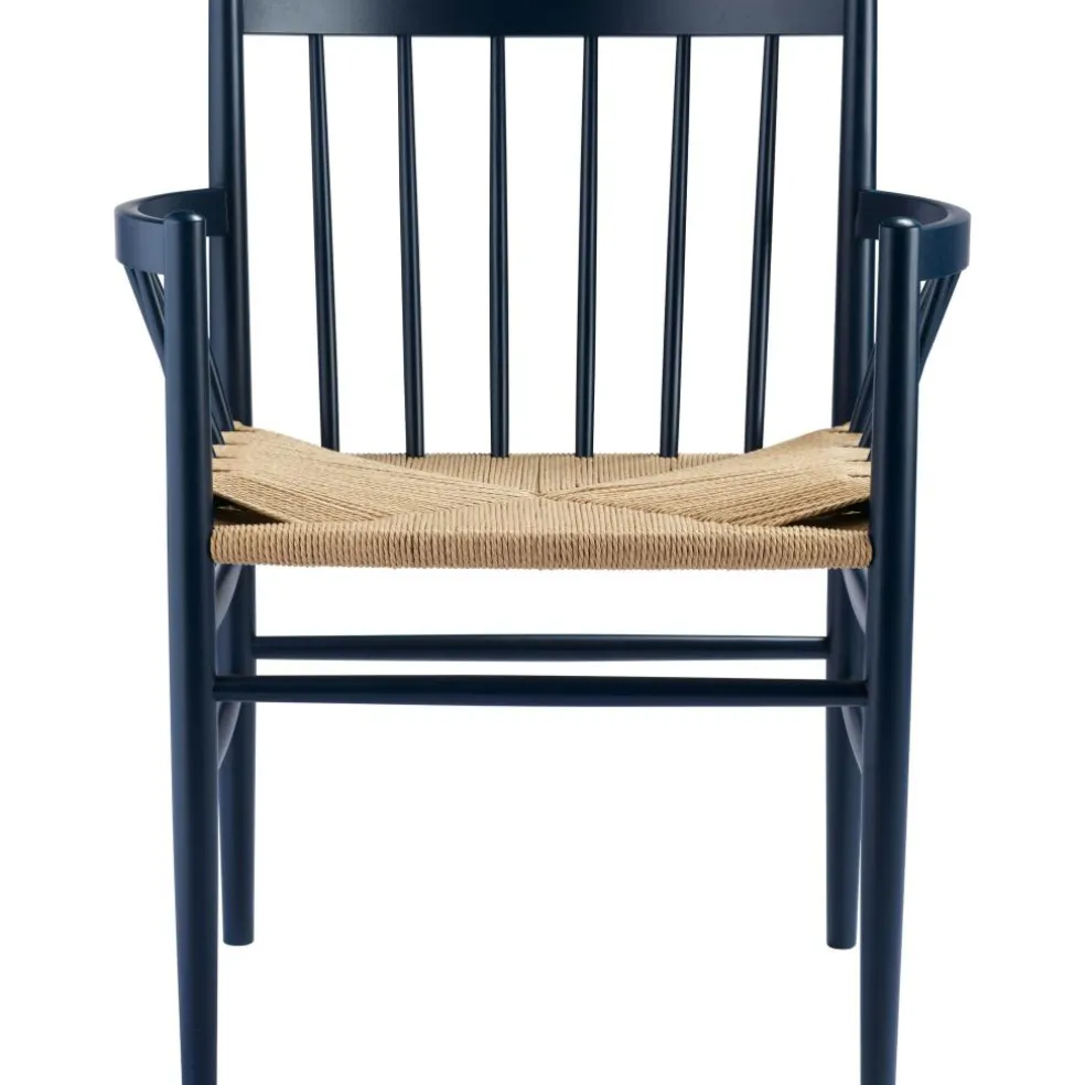 J81 Armchair, Steel Blue