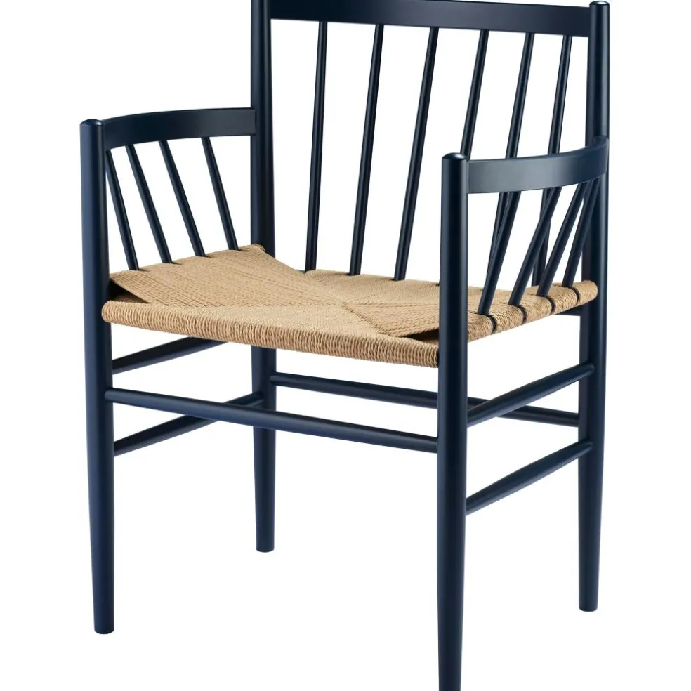 J81 Armchair, Steel Blue
