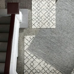 Janson Rug 200x300cm, Ivory/Black