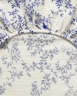 Jardim Fitted Sheet Muslin, 90x200 cm