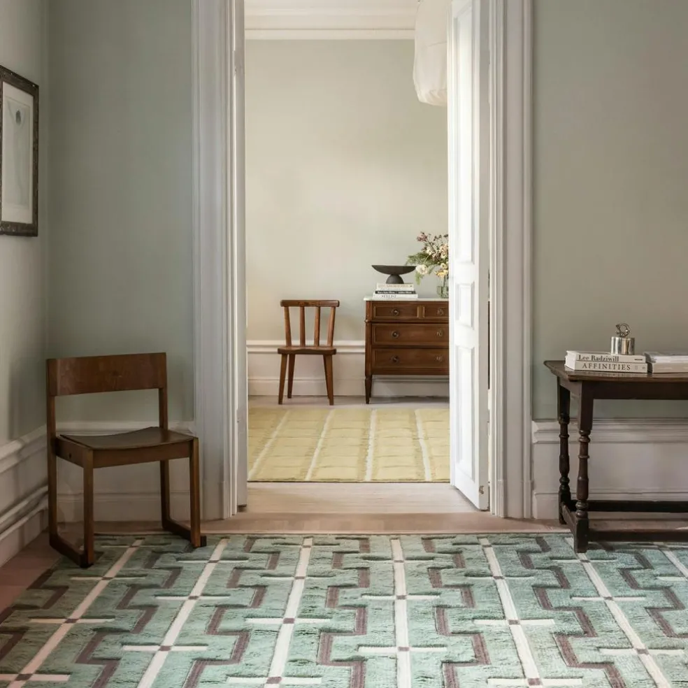 Johanna Wool Rug 200x300 cm, Sage