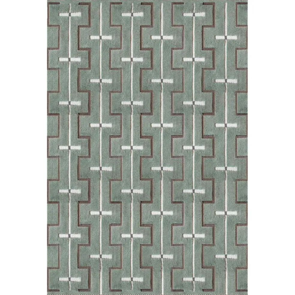 Johanna Wool Rug 200x300 cm, Sage