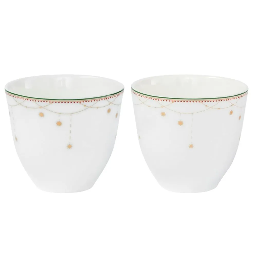 Julemorgen Cup 2 Pieces, Girlander