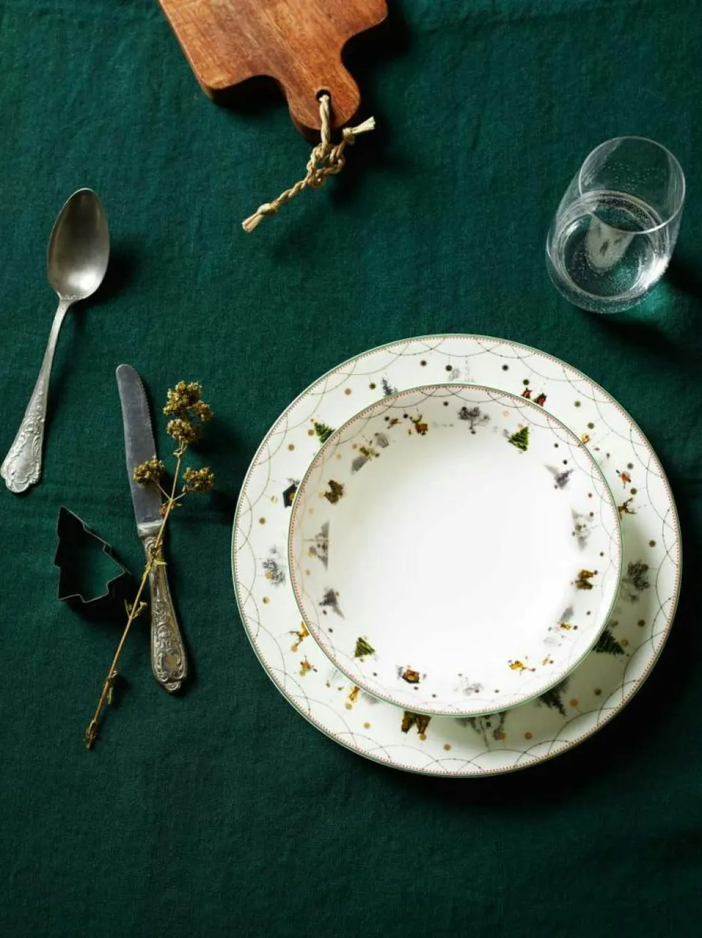 Julemorgen Deep Plate, 20 cm