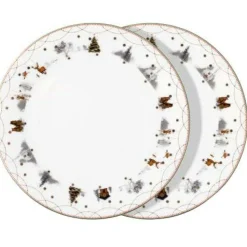 Julemorgen Story Plate 2-pack, 25 cm
