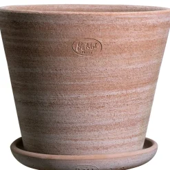 Julie Pot With Saucer Pink Ø40 cm