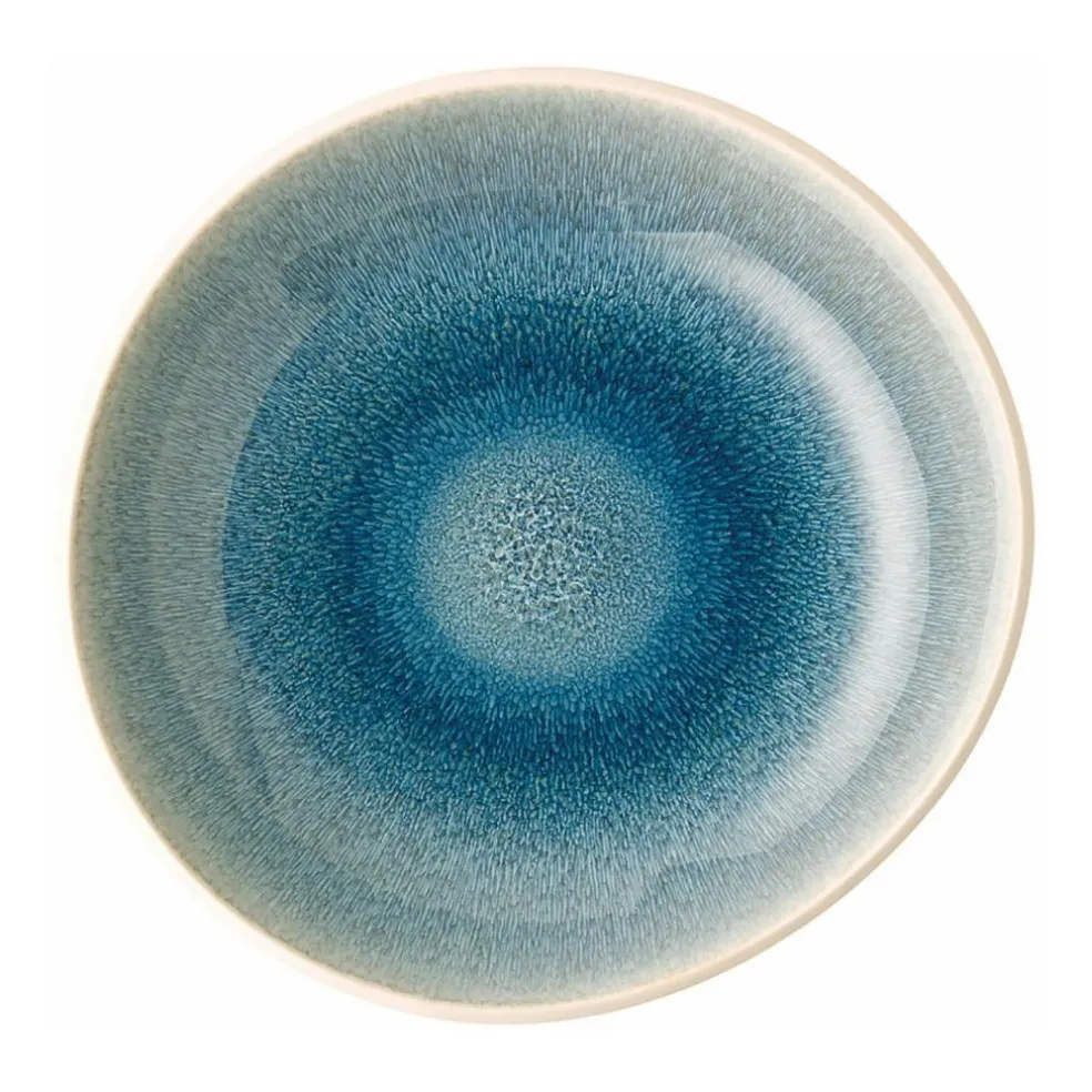 Junto Deep Plate 22 cm, Ocean Blue