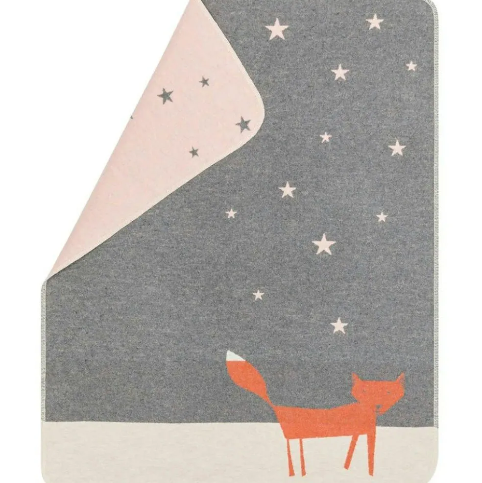Juwel Baby Blanket 70x90 cm Fox, Grey