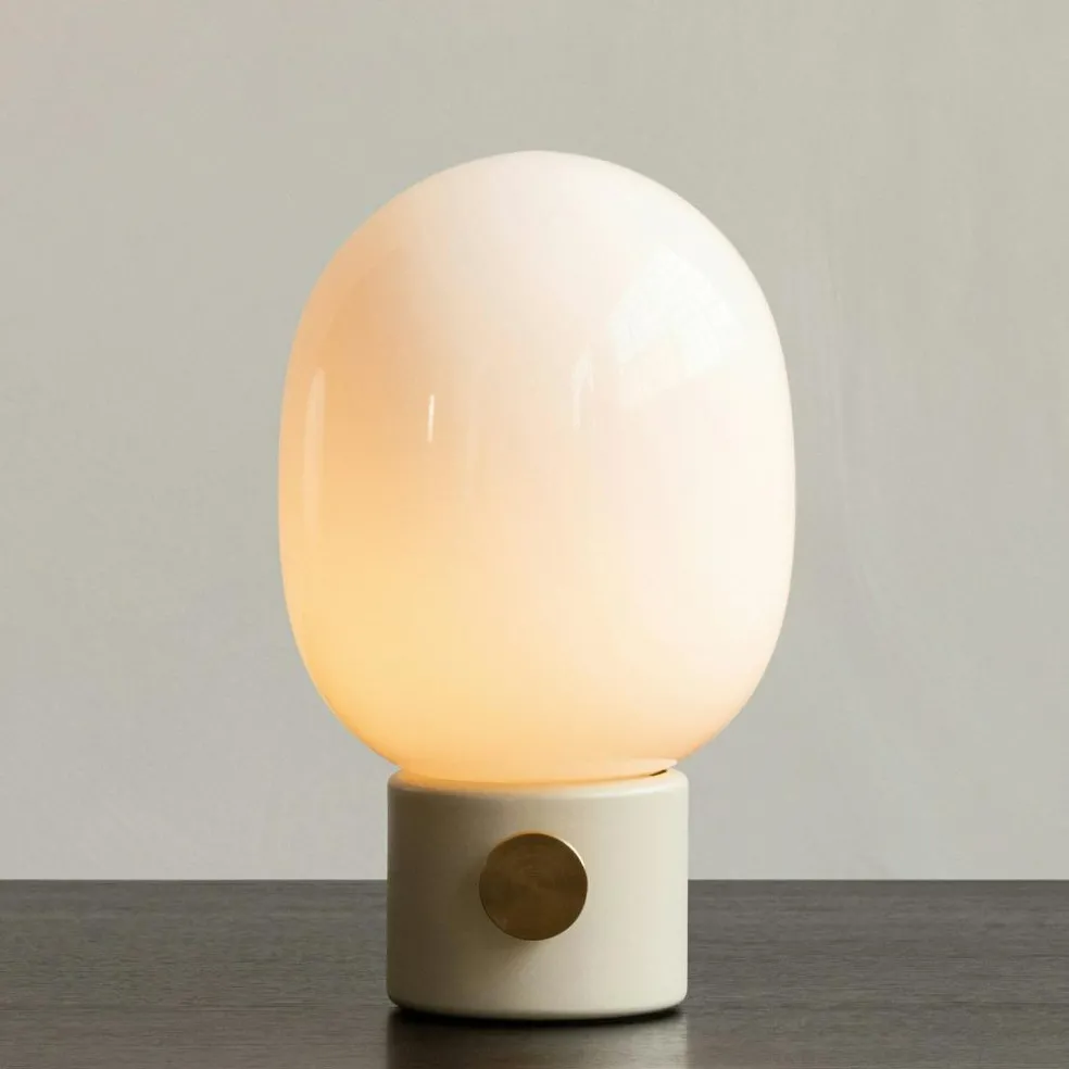 JWDA Table Lamp, Concrete / Brass
