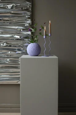 Kaia Vase 15 cm, Dark Purple