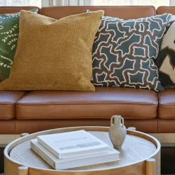 Kamal Cushion Cover 50x50 cm, Forest Green