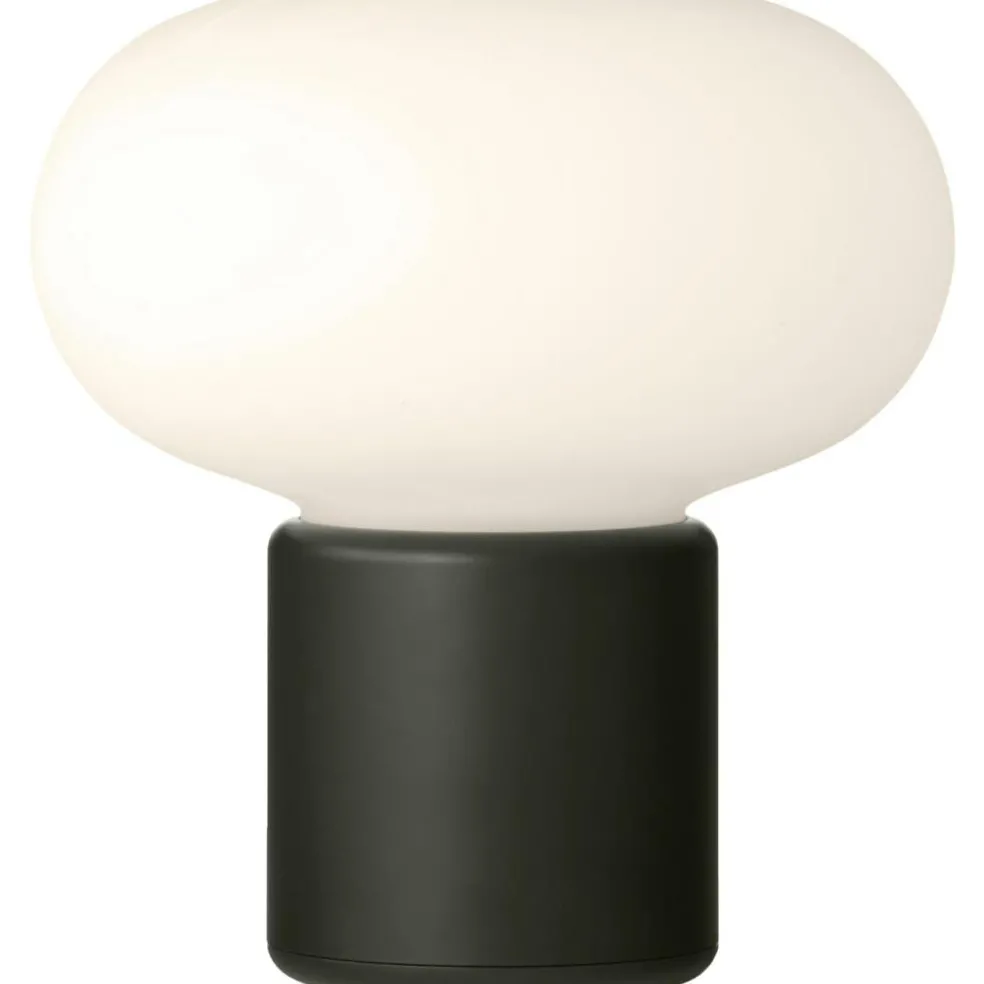 Karl-Johan Table Lamp Portable, Forest Green