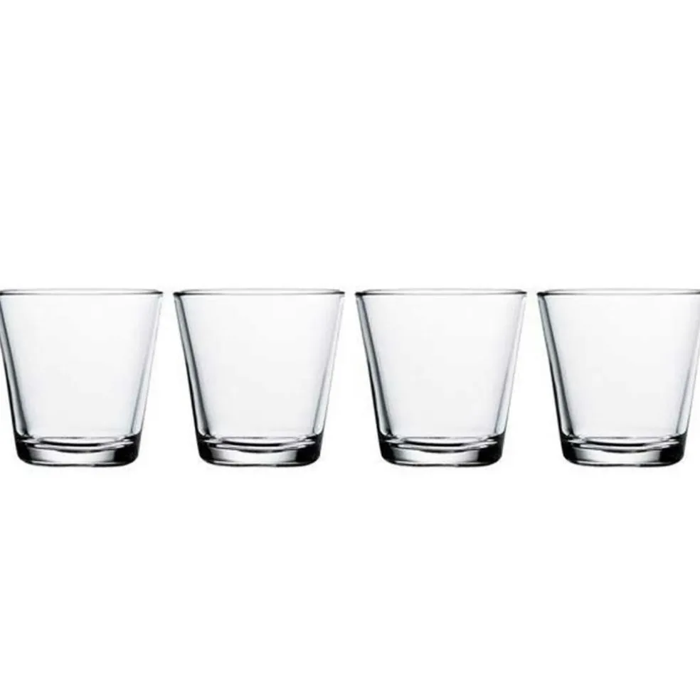 Kartio Drinking Glasses Clear, 4-pack