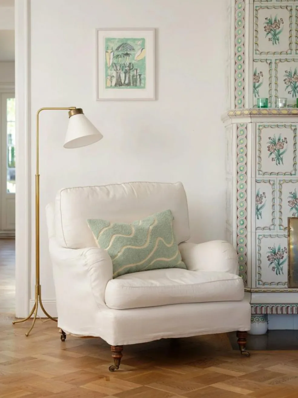 Kashi Cushion Cover 40x60 cm, Lime