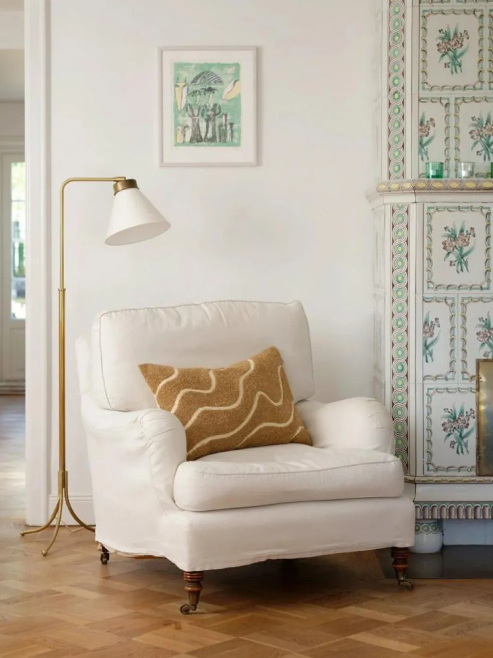 Kashi Cushion Cover 40x60 cm, Lime