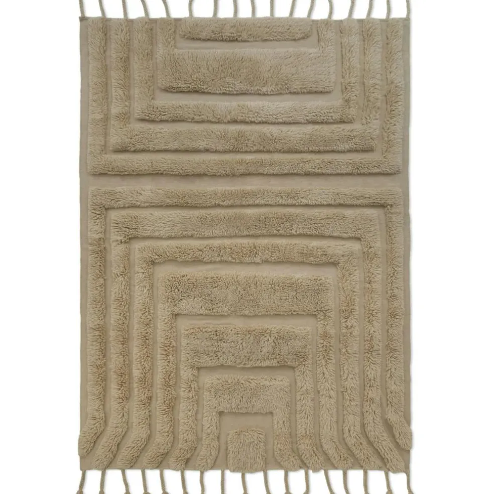 Kask Wool Rug 300x400 cm, Beige