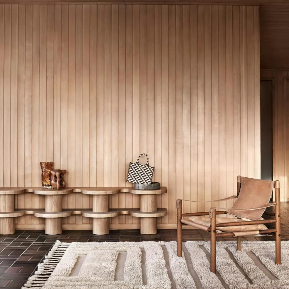 Kask Wool Rug 300x400 cm, Beige