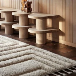 Kask Wool Rug 300x400 cm, Beige