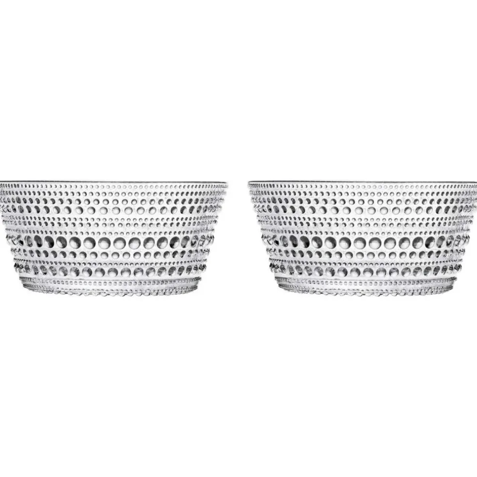 Kastehelmi Bowl 23 cl Clear, 2 Pcs
