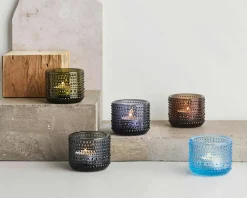 Kastehelmi Candle Holder 6,4 cm, Heather