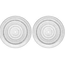 Kastehelmi Plate Clear 24,8 cm, 2 Pcs